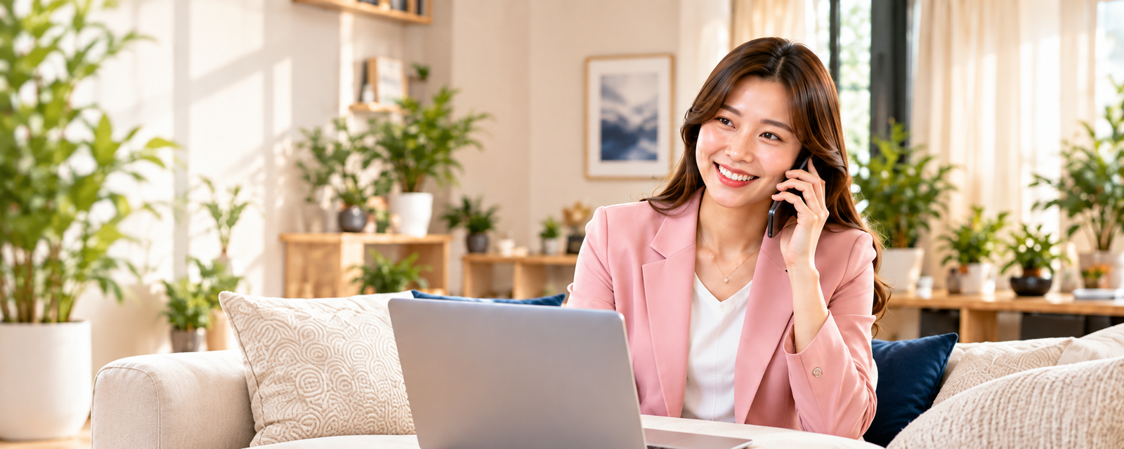 好家在 聯絡我們 AI 情境示意，非實際客戶或物件